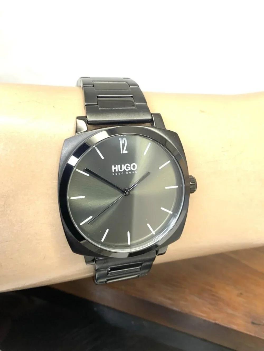 Hugo Boss Men's Watch 1530081 Quartz Black Dial Stainless Steel 40mm